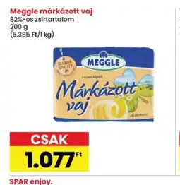 Spar Meggle Márkázott vaj ajánlat