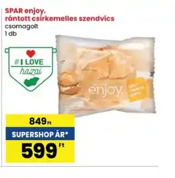 Spar Spar enjoy. rántott csirkemelles szendvics ajánlat