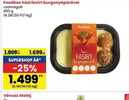 Spar Foodbox házi fasírt burgonyapürével ajánlat