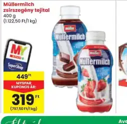Spar Müllermilch zsírszegény tejital ajánlat