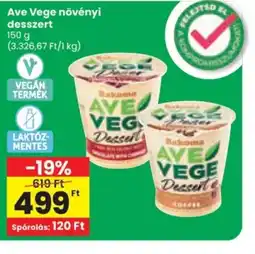 Spar Ave Vege növényi desszert ajánlat