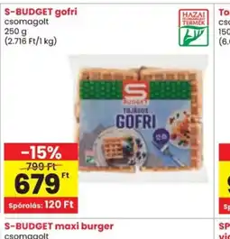 Spar S-Budget gofri ajánlat