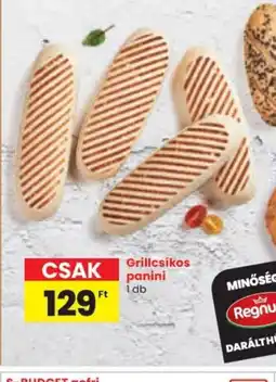 Spar Grillcsíkos panini ajánlat