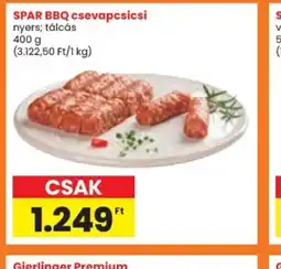 Spar SPAR BBQ csevapcsicsi ajánlat