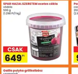 Spar Hazai Szeretem ecetes cékla