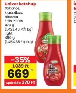 Spar Univer ketchup ajánlat