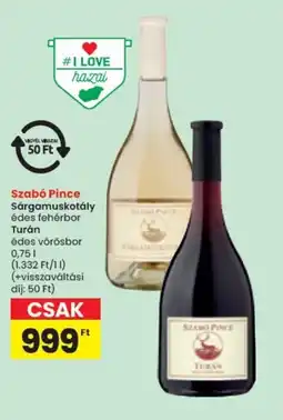 Spar Szab Pince ajánlat