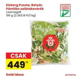 Spar Eisberg Puszta, Betyár, Pántlika salátakeverék ajánlat