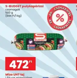 Spar S-Budget pulykakapárizsi ajánlat