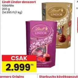 Spar Lindt Lindor desszert ajánlat