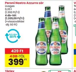 Spar Peroni Nastro Azzurro sör ajánlat