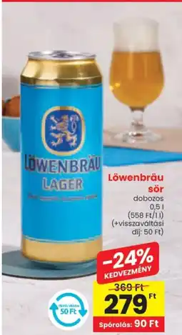 Spar Löwenbräu sör ajánlat