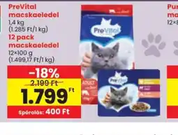 Spar PreVital macskaeledel ajánlat