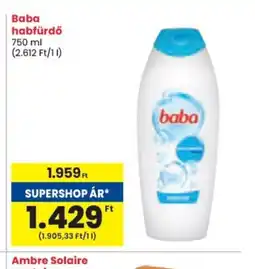 Spar Baba habfürdő ajánlat