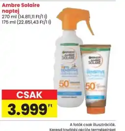 Spar Ambre Solaire naptej ajánlat