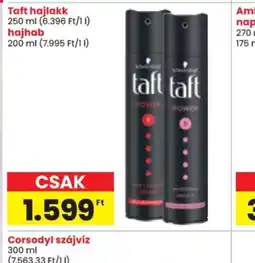 Spar Taft hajlakk/hajhab ajánlat