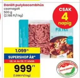Spar Darált pulykacombhús ajánlat