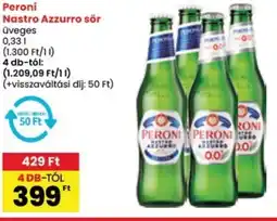 Interspar Peroni Nastro Azzurro sör ajánlat