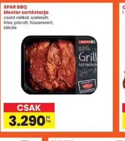 Interspar Spar BBQ Mester sertéstarja ajánlat