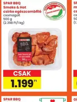 Interspar Spar BBQ Smoke & Hot csirke egészcombfilé ajánlat