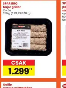 Interspar Spar BBQ bajor griller ajánlat