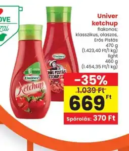 Interspar Univer Ketchup ajánlat
