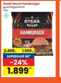 Interspar Steak House hamburger ajánlat
