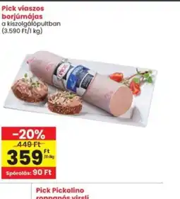 Interspar Pick viaszos borjúmájas ajánlat