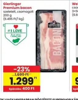 Interspar Gierlinger Premium bacon ajánlat
