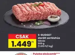 Interspar S-Budget darált sertéshús ajánlat