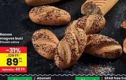 Interspar Rozsos magvas buci ajánlat