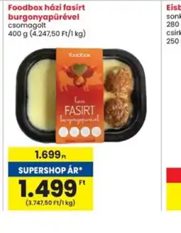 Interspar Foodbox házi fasírt burgonyapürével ajánlat