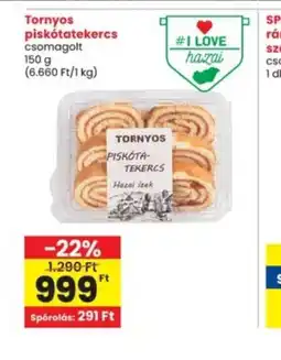 Interspar Tornyos pisktatekercs ajánlat