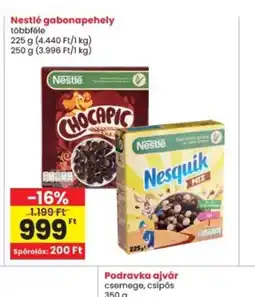 Interspar Nestlé gabonapehely ajánlat