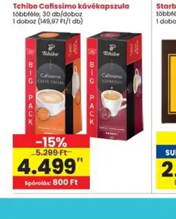 Interspar Tchibo Cafissimo kávékapszula ajánlat