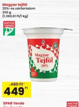 Interspar Magyar tejföl ajánlat