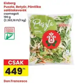 Interspar Eisberg Puszta, Betyár, Pántlika salátakeverék ajánlat