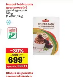 Interspar Maroni Fehérarany gesztenyepüré ajánlat