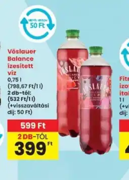 Interspar Vöslauer Balance ízesített víz ajánlat