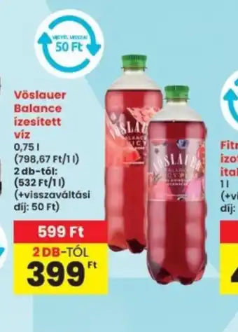 Interspar Vöslauer Balance ízesített víz ajánlat