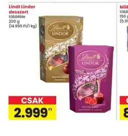 Interspar Lindt Lindor desszert ajánlat