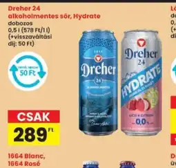 Interspar Dreher 24 alkoholmentes sör, Hydrate ajánlat