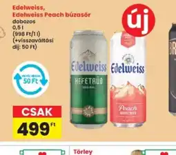 Interspar Edelweiss, Edelweiss Peach búzasör ajánlat
