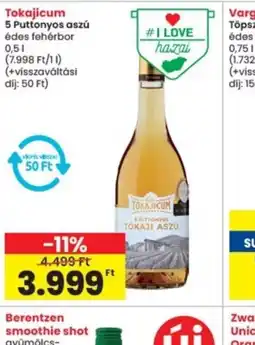 Interspar Tokajicum 5 Puttonyos Aszú ajánlat