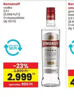 Interspar Romanoff Vodka ajánlat