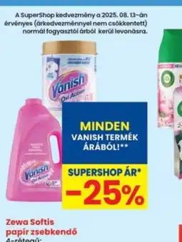Interspar Minden Vanish termék ajánlat