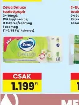 Interspar Zewa Deluxe Toalettpapír ajánlat