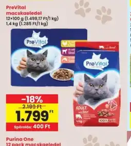 Interspar PreVital macskaeledel ajánlat