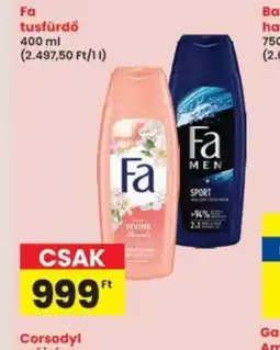 Interspar Fa tusfürdő ajánlat