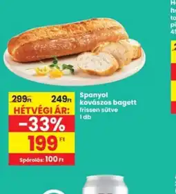 Interspar Spanyol kovászos bagett ajánlat